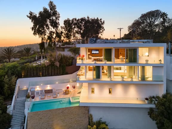 Beverly Grove Modern - Modern Estate w/ Japanese Garden & LA Views - Image 1