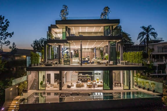 The Donella Mansion: Exquisite Modern Living in Bel Air with Stunning Views - Image 1